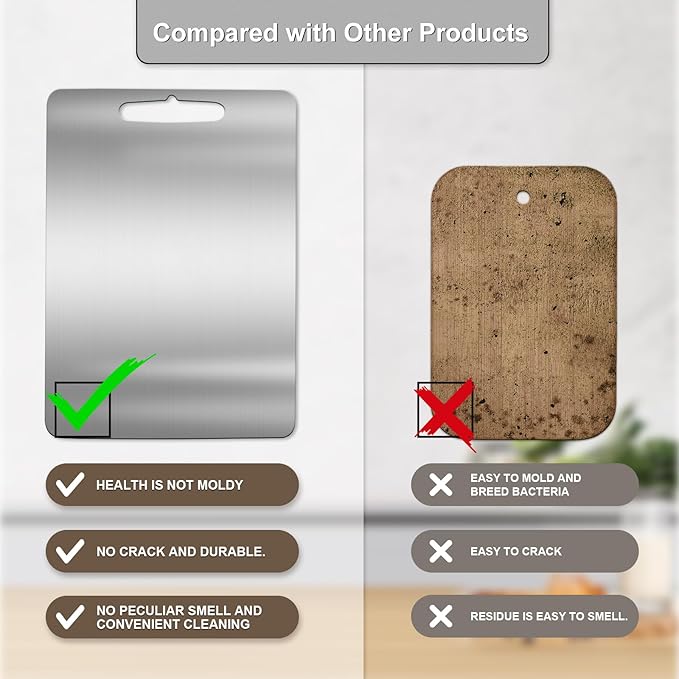 Stainless Steel Cutting Board For Kitchen