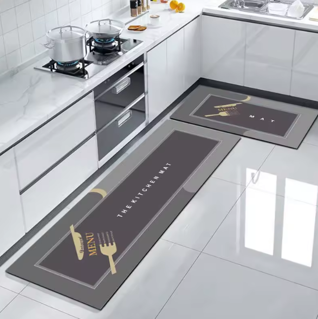 Absorbent Kitchen Mats Set