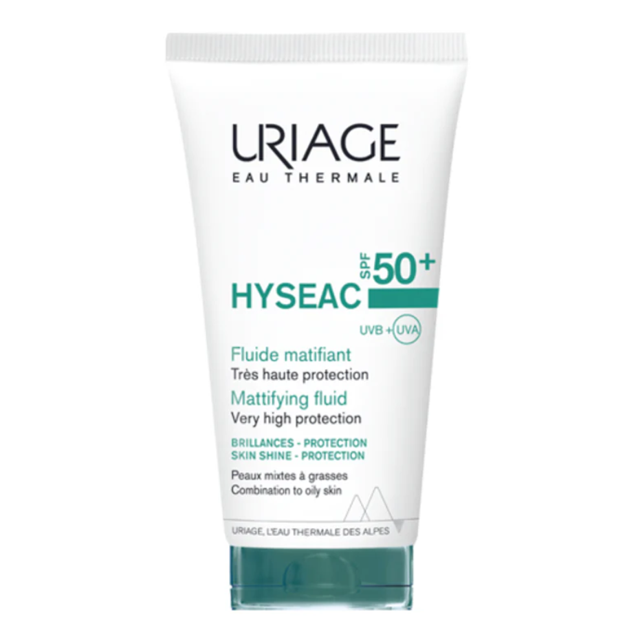 Uriage Bariésun سائل مات بلمسة نهائية غير لامعة SPF50+ (50 مل)
