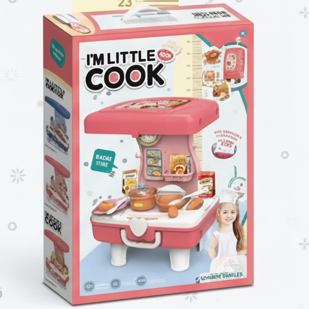 I'm Little Cook – Pretend Play Kitchen Set for Kids