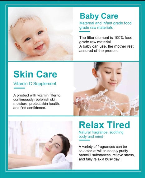 Vitamin C Shower Filter | Cleaner Water, Softer Hair, Skin & Spa Experience
